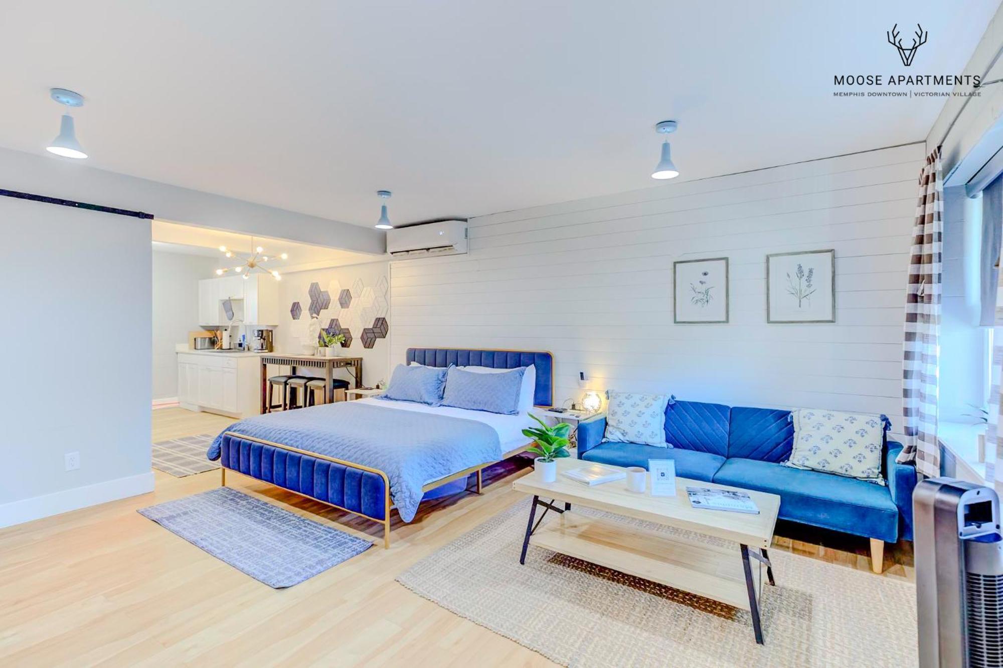 The Moose #8 - Modern Luxe Loft With King Bed & Free Parking & Wifi Apartment Memphis Luaran gambar